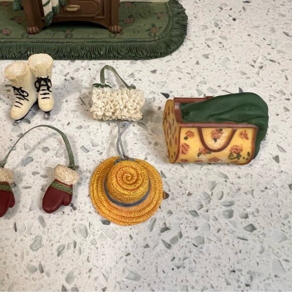 AVON Miniature Entryway Removable Pieces Collectible Skater Wardrobe Dollhouse - Picture 7 of 7